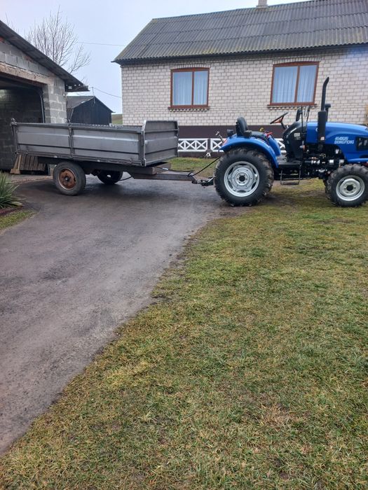 Причіп до міні трактора