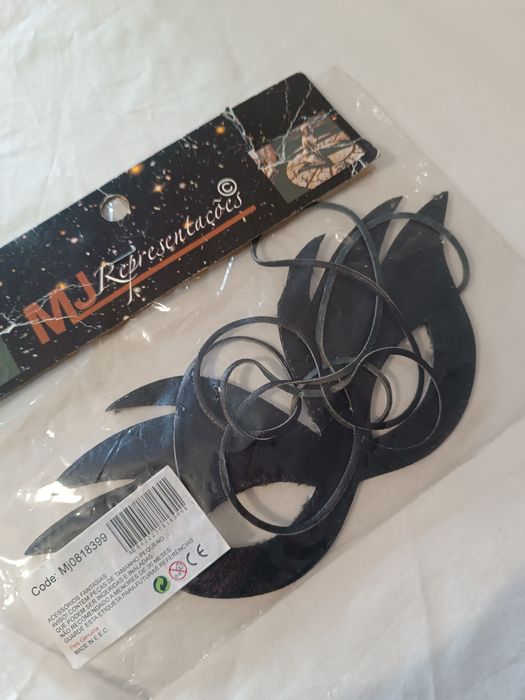 Mascara Dupla Face. Leopardo e preta