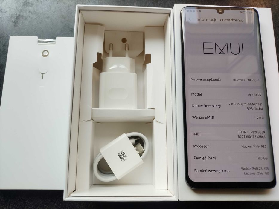 huawei p30 pro 8g 256g black vog-l29