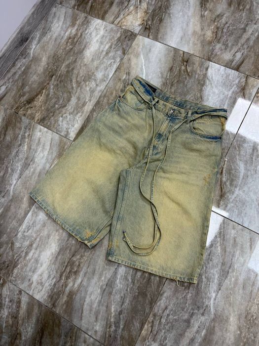 Мега широкі шорти джинсові BAGGY jeans shorts Zara rap fade широкие шорты бегги реп Jaded London