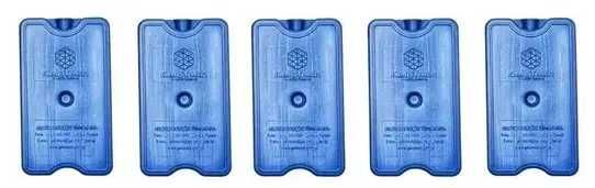 5 placas de gelo