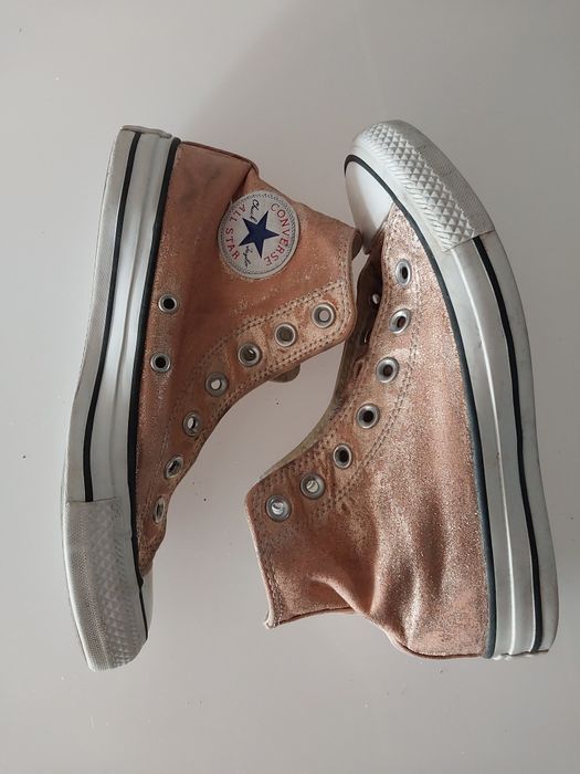 Trampki brokatowe converse