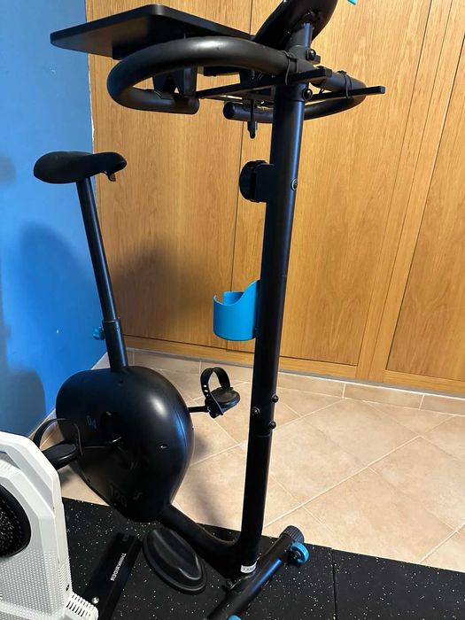 Ginásio completo em casa – Barra, Discos, Banco, Bicicleta, Halteres (Vendido)