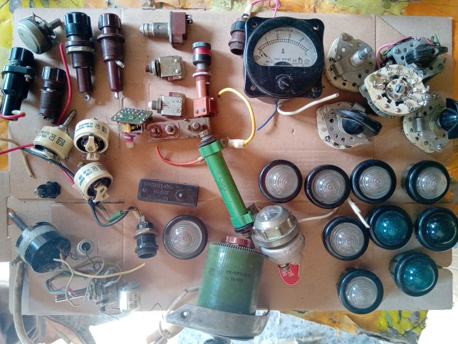 Тумблера и переключатели 12-24 в новые