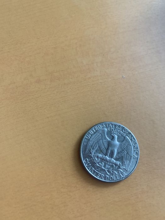 Монета Liberty quarter dollar