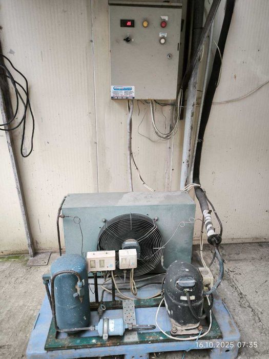 Холодильний регал «Linde» 2,5 м з агрегатом  (Німеччина) (+2° +6°)