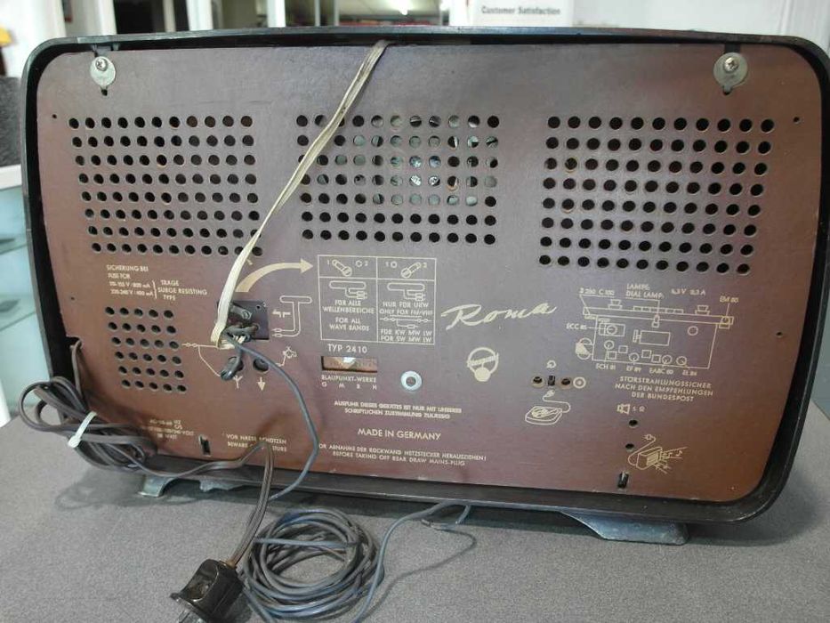 Rádio Válvulas Anos 50 C/FM Impecável