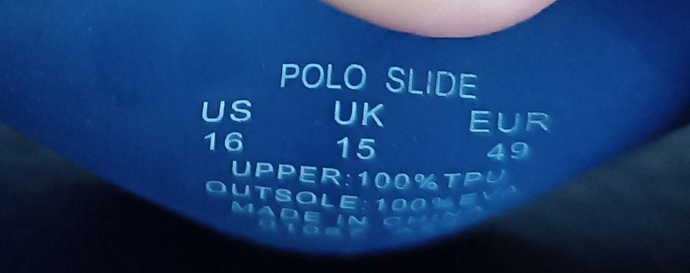 Klapki Polo Ralph Lauren Slide Oryginalne r. 49