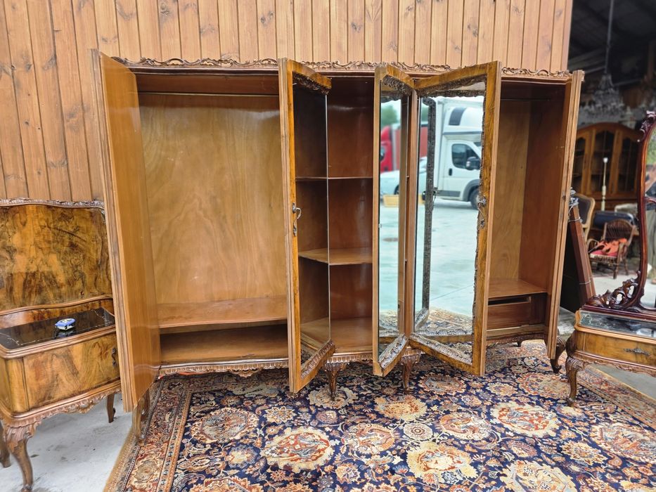 Sypialnia ART DECO barok orzech komplet #1912 Stylowy Węgrów