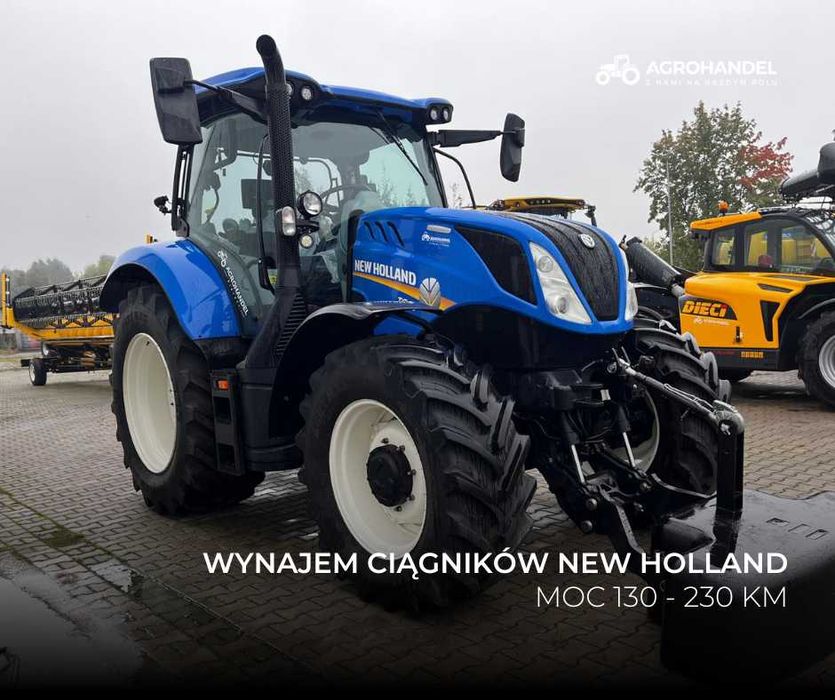 Wynajem ciągników 130-230 KM | New Holland