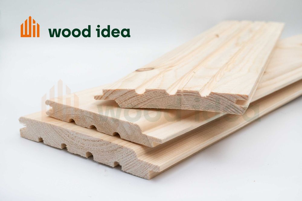 Deska elewacyjna | boazeria | podbitka | świerk | 19 mm 146 mm 4m, AB