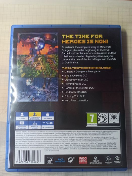 Minecraft dungeons ultimate edition ps4