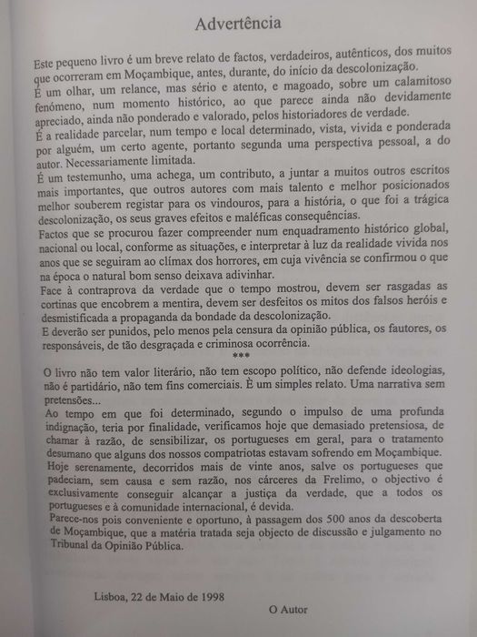 Moçambique, meu amor... - Camilo Sarmento Caveiro