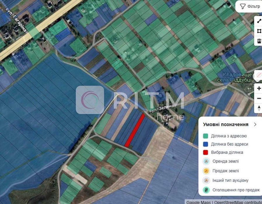 Продається земельна ділянка під забудову в мальовничому селі Піддубці!