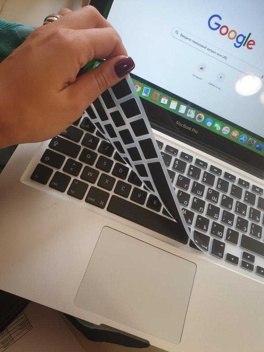Російські літери на клавіатуру MacBook Pro/Air 13, 14, 15, 16 накладка