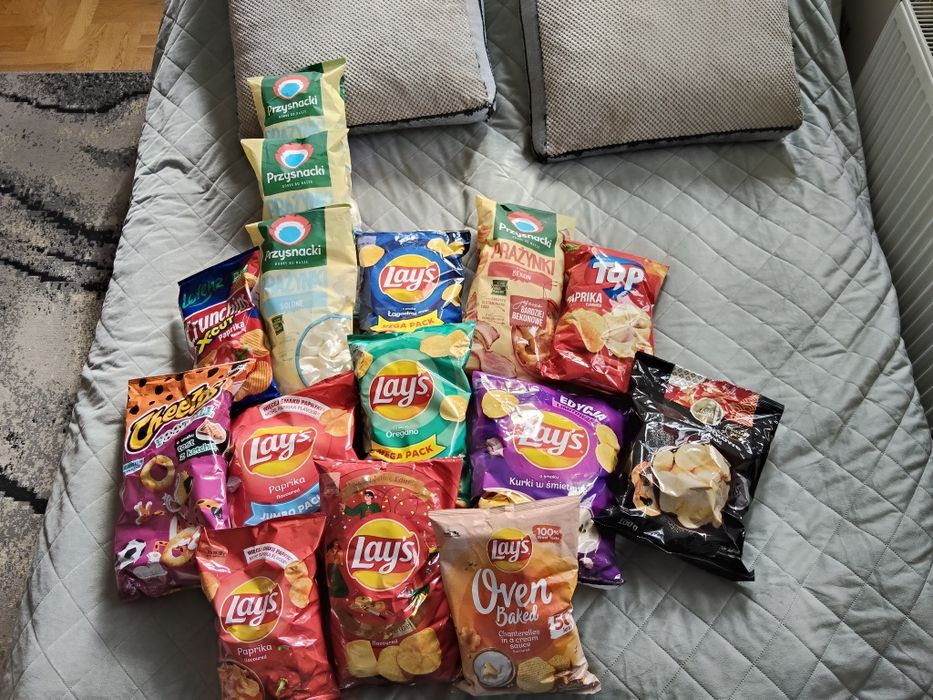 Zestaw chipsy Lays, Top, Przysnacki urodziny impreza
