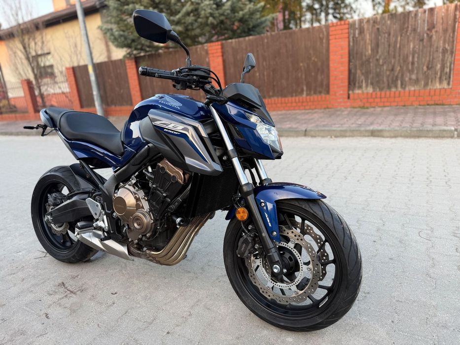 Honda CB HONDA CB 650 F 05.2017R na KAT A2 35 kW 6tys km 1właścicielka oryginał