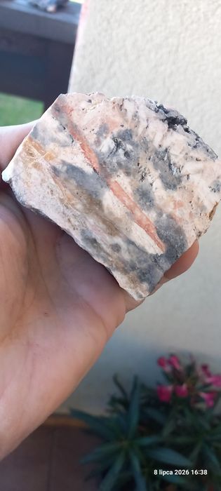 Minerały skamieniałości baryt,goethyt