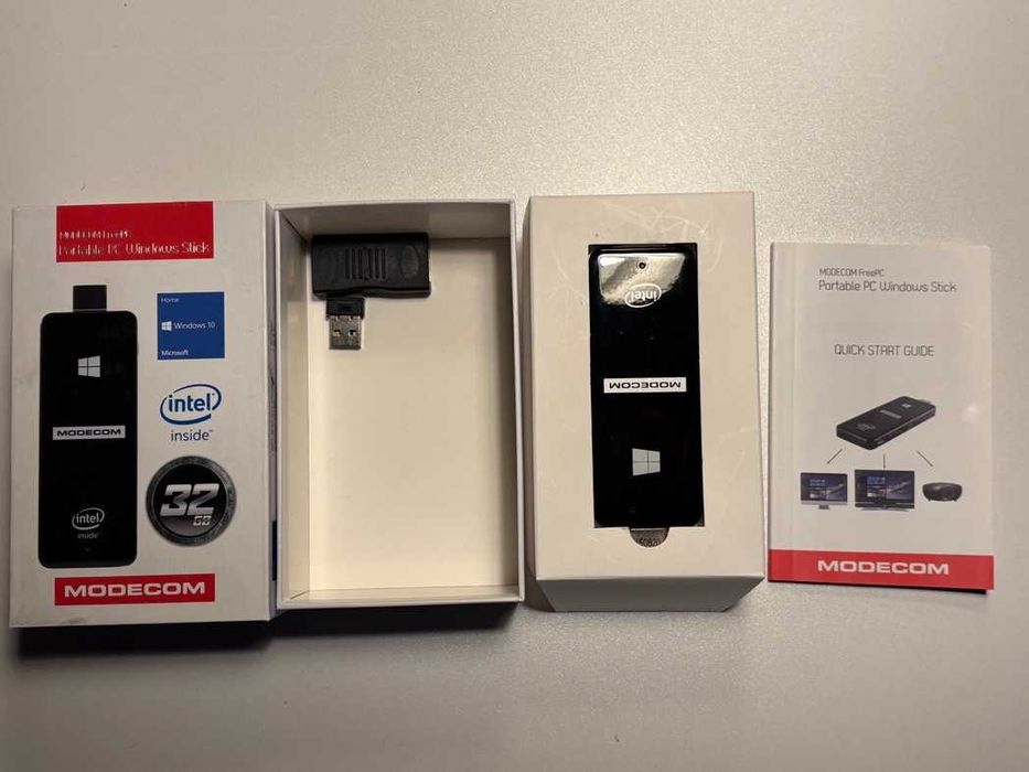 modecom mini PC stick win 10 Home, Full HD 2/32GB