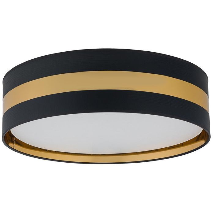 Lampa sufitowa PARIS 4382  TK Lighting, czarny, złoty, biel