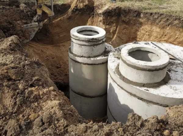 БЕТОННІ круги кільця септики із дренажем ливнівки каналізація