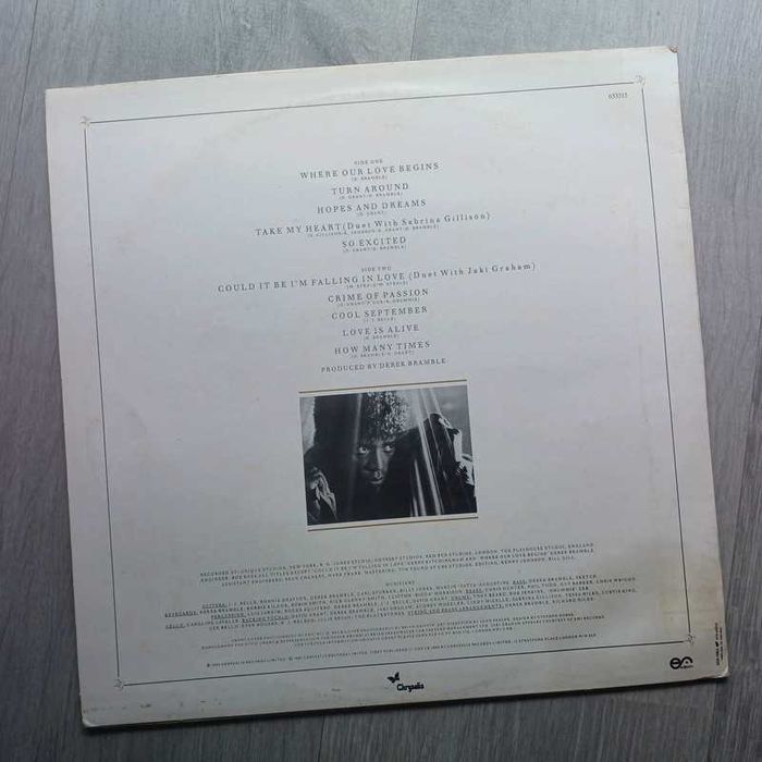 David Grant LP Hopes and Dreams (duet w/Jaki Graham)