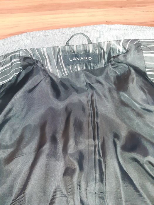 Marynarka Męska Kolor Szary w Paski