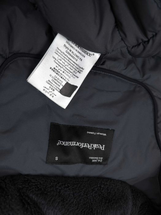 PEAK PERFORMANCE W Klond Damska Parka Kurtka Czarna Pertex S 36