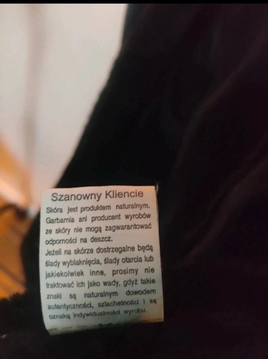 Kożuch damski skórzany naturalny