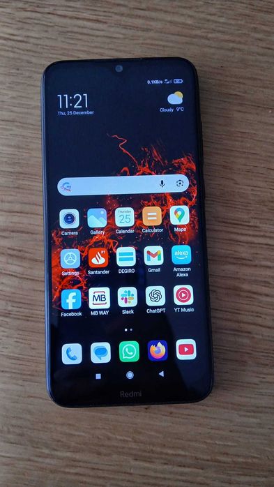 Xiaomi Redmi Note 8T 4gb/64gb com carregador e bateria nova