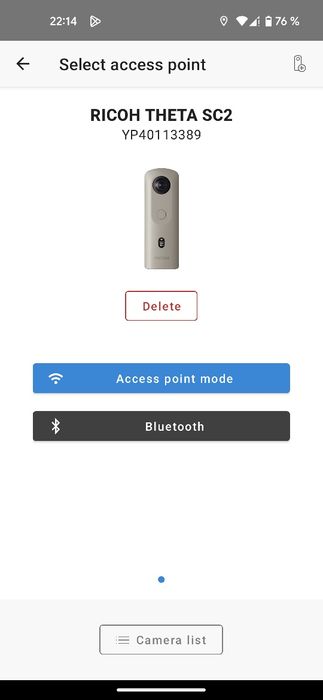 Ricoh Theta SC2 камера 360 (4K)
