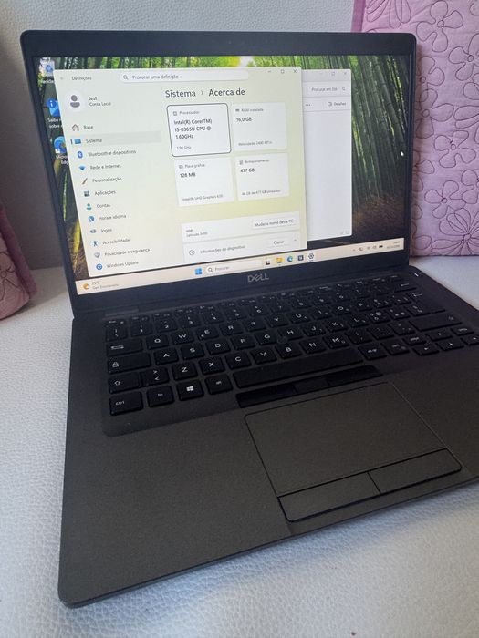 Portátil Dell Latitude 5400 | Intel i5 8ª Gen | 16GB RAM | SSD 512GB | Como Novo