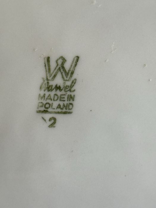Talerz ozdobny z porcelany Wawel