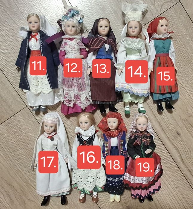 Porcelanowe lalki DEAGOSTINI Strój ludowy