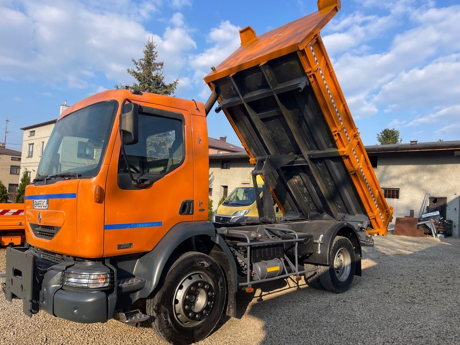 Renault Midlum. M 220.13  KERAX PREMIUM Stan !!!! Pługo-Piaskarka