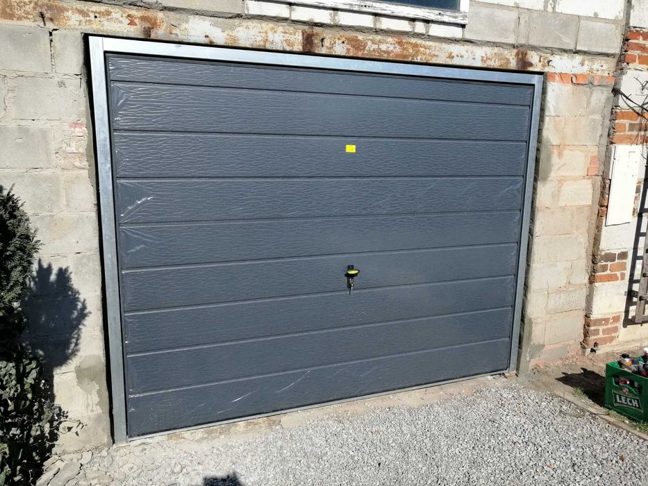 Brama garazowa uchylna GRAFIT/ANTRACYT wyprzedaż obniżona cena