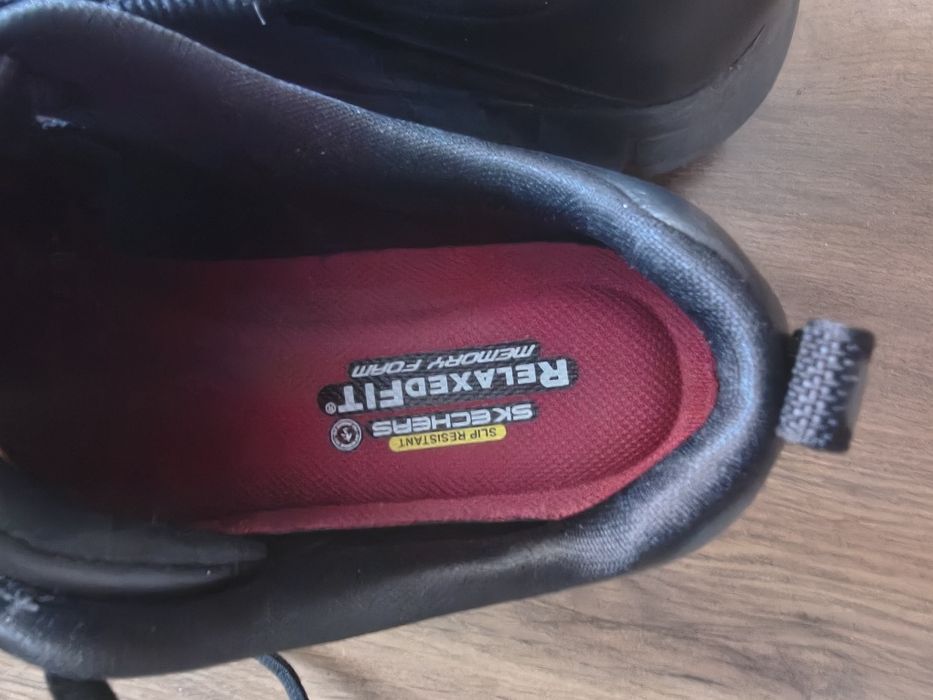 Skechers foam skórzane sportowe 39 adidasy buty 38.5 25.5 cm