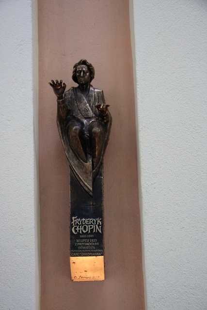 Fryderyk Chopin / rzeźba z brązu
