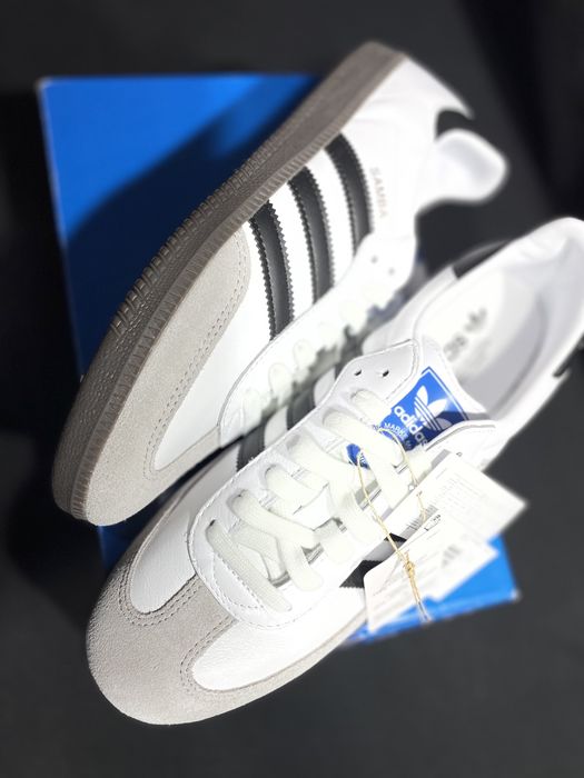 Кросівки Adidas Samba OG білі оригинал кроссовки