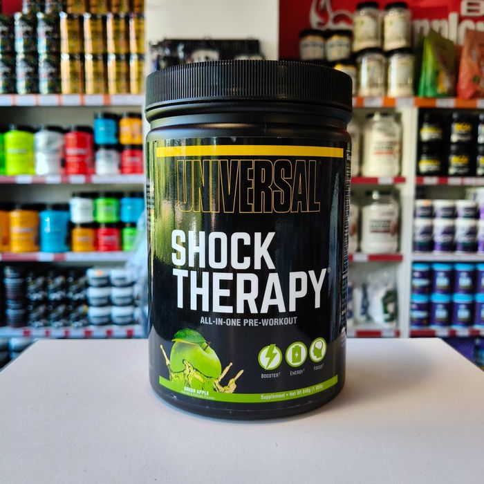 Universal Shock Therapy 840g Stack Przedtreningowy Przedtreningówka Jabłko