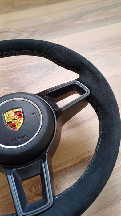 Volante Porsche Alcantara Personalizado Costuras à Escolha