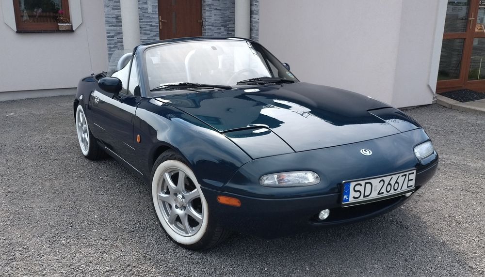 Mazda MX5, wyjątkowo zadbana, rocznik 1996.