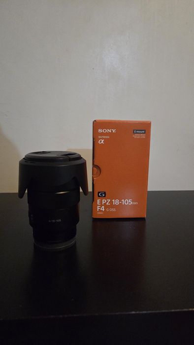 Lente Sony E PZ 18-105mm F4 G OSS (SELP18105G) - Com Garantia e Fatura