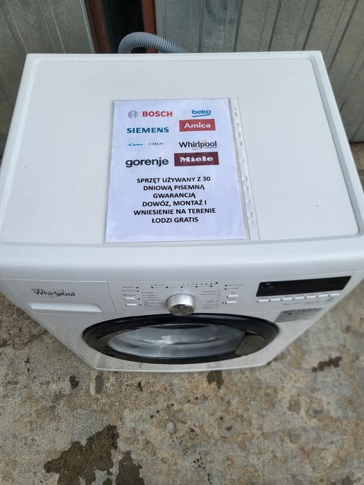 Whirlpool 7 kg 1000obr  pisemna gwarancja dostawa gratis dzisiaj