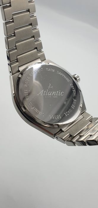 Atlantic Seawave na bransolecie - szafir - Swiss Made - 40 mm