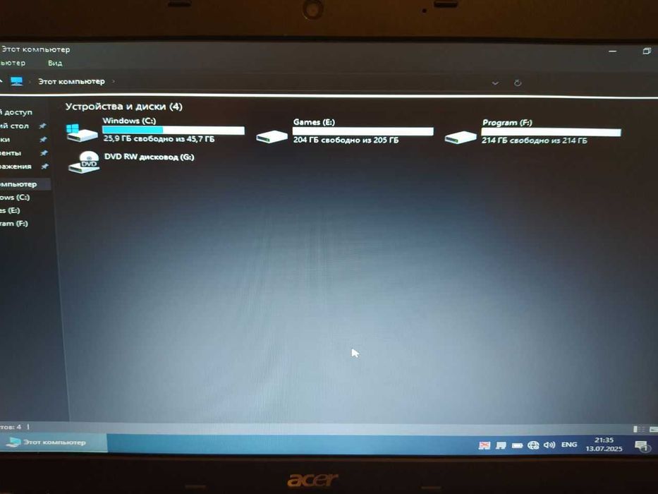 Ноутбук, Acer TravelMate 5742, 15.6", Intel Core i3, HDD 500, ОЗП 8 ГБ