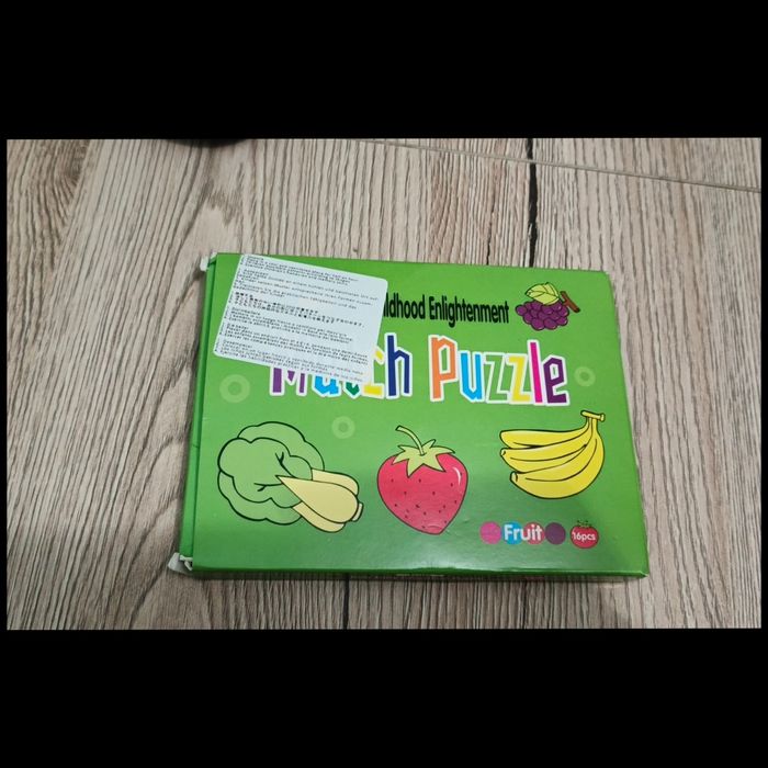 Puzzle owoce i warzywa do dopasowania