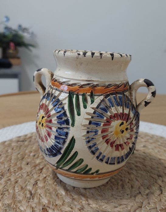 Вазочка, молочник,ручний розпис, вінтаж, Франція, Італія,подарунок