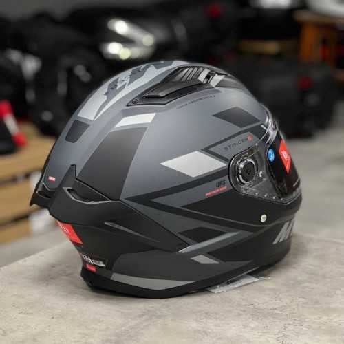 MT STINGER 2 Zivze C2 Matt Grey Мотошлем Шлем для мотоцикла/скутера