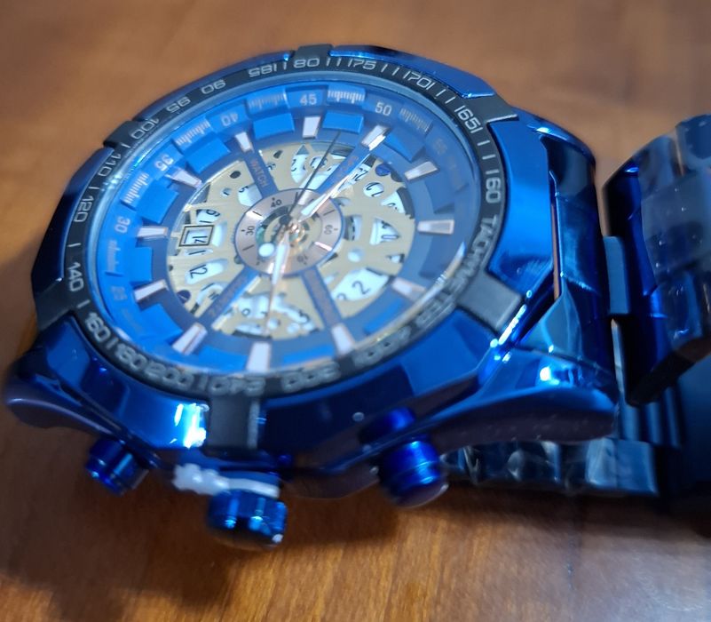 Relógio Quartzo Azul , Prova de Água